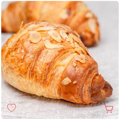 Круассан с миндалём и миндальным кремом 8 шт.